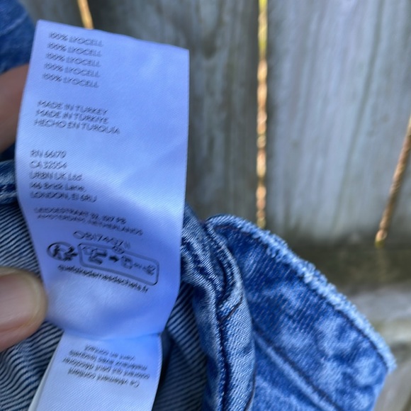 Free People We The Free Reina Cargo Shorts pockets drawstring M - Picture 14 of 16